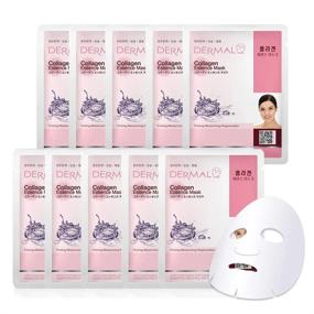 img 2 attached to Revive Your Skin With DERMAL Collagen Essence Facial Mask Sheet - 10 Pack For Moisturizing, Firming & Anti-Wrinkle Benefits!