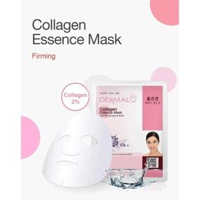 img 1 attached to Revive Your Skin With DERMAL Collagen Essence Facial Mask Sheet - 10 Pack For Moisturizing, Firming & Anti-Wrinkle Benefits!