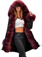 🧥 теплое и стильное: пальто roiii плюс-сайз винтаж с капюшоном, парка для женщин логотип