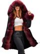 🧥 warm and trendy: roiii plus size vintage winter coat with hood jacket parka outwear for women logo