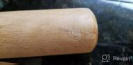 img 1 attached to GOBAM Wood Rolling Pin: The Perfect Dough Roller For Baking Cookies, Pie, Pizza & More - 13 X 1.38 Inches review by Art Porras