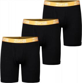 img 3 attached to Long Leg Boxer Briefs For Men: MoFiz Underwear With Ultimate Comfort And Support