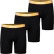 long leg boxer briefs for men: mofiz underwear with ultimate comfort and support logo