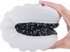 img 2 attached to Women'S Winter Slippers With Thick Soles And Extra Cushion For Plantar Fasciitis Relief - Comfy House Shoes