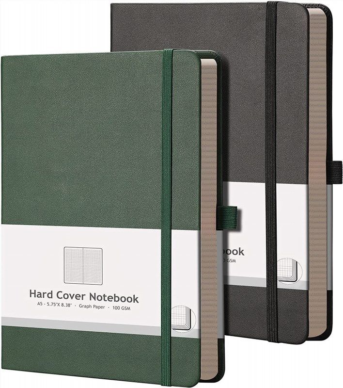 Papercode Luxury Lined Journal Notebooks- Journals For Writing w/ 130  Perforated Pages- Perfect Notebooks for Work, Travel, College- Journal for  Men