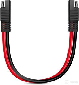 img 4 attached to ⚡ Power up your Devices Easily with Nilight 10 Gauge 2 Pin Quick Disconnect Harness: Heavy Duty SAE Connector Bullet Lead Cable for Hassle-free Connections! Enjoy a Solid 2 Years Warranty