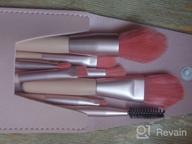 img 1 attached to 💄 Professional Makeup Brush Set in Case - 8-Piece High-Quality Makeup Brushes review by Agata Szewczyk ᠌