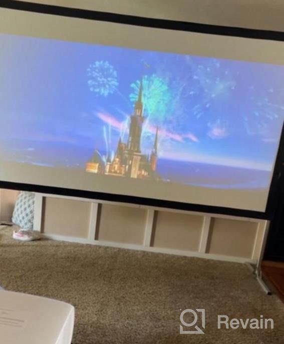 img 1 attached to Projector Screen And Stand,JWSIT 250 Inch Upgraded 3 Layers 16:9 Outdoor Movie Screen Portable Front Projection Screen,Foldable Video Projection Screen With Carry Bag For Home Theater Backyard review by Matt Wigfall