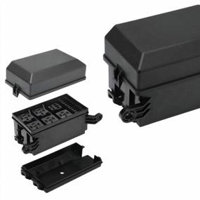 img 4 attached to JOYHO 12-Slot Relay Block With 6 Relays And 6 ATC/ATO Fuse Holders - Ideal For 12V Automotive, Marine, Boat, Jeep, And Light Equipment With 41 Metallic Pins Included.
