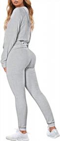 img 3 attached to Women'S Sporty Sets: Selowin Hoodie & Sweatpants For Casual And Active Wear