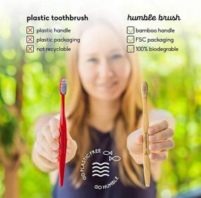 img 1 attached to 🌱 The Humble Co Natural Bamboo Toothbrushes: Your Eco-Friendly Oral Care Solution