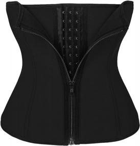 img 3 attached to Fat Burning Double Control Body Shaper Corset For Tummy Control And Waist Training