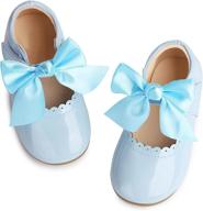 stylein toddler ballerina wedding princess girls' shoes : flats logo