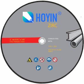 img 3 attached to HOYIN 40Pack-Item95142 3Inx.035In A60TItem95148 3Inx.035 Z60TItem95170 3Inx1/16In A36TItem95189 3Inx1/8In For Metal And Stainless Steel 3/8In Arbor