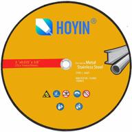 hoyin 40pack-item95142 3inx.035in a60titem95148 3inx.035 z60titem95170 3inx1/16in a36titem95189 3inx1/8in for metal and stainless steel 3/8in arbor logo