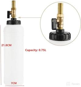 img 1 attached to Pneumatic Brake Fluid Bleeder Tool with 4 Master Cylinder Adapters - KUNTEC, 90-120 PSI