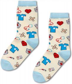 img 1 attached to Women'S Dental Care Nurse Doctor Socks - Dentist Assistant Gift