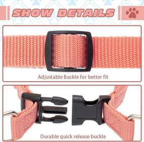 img 1 attached to Adjustable Nylon Dog Harness With ID Tag For Comfortable And Safe Outdoor Walks - PUPTECK No-Pull Puppy Vest
