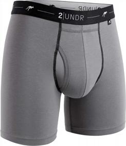 img 1 attached to Comfortable And Durable 2UNDR Mens Day Shift 6" Boxer Brief Underwear
