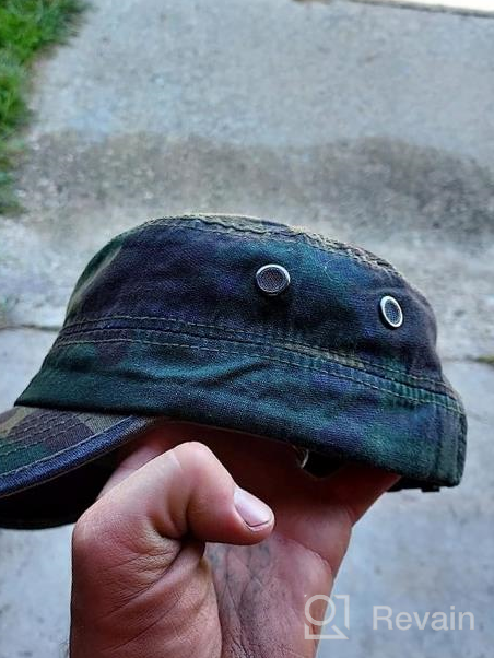 img 1 attached to Versatile Unisex Military Army Hat: Trendy Camo Design And Adjustable Comfort For Men And Women review by Brad Russell