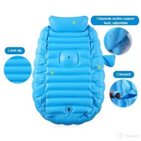 img 1 attached to Inflatable Bathtub Toddler Foldable Portable Baby Care