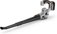 power up your outdoor cleaning with ukoke u03lb cordless electric leaf blower: 20v 2a battery & charger included logo
