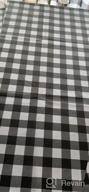 img 1 attached to Sancua Checkered Vinyl Round Tablecloth - Waterproof & Oil Proof For Dining, Buffet Parties & Camping - 60 Inch PVC Table Cover In Coffee & White review by Jennifer Holt
