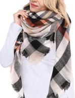 🧣 bess bridal women's blanket oversized scarves & wraps: chic accessories for women логотип