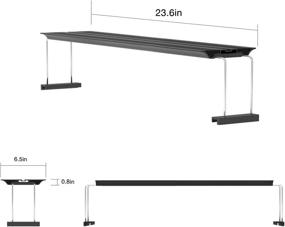 img 2 attached to 🐠 LEDS TAR AQ RGB-W J Slim 2 Aquarium LED Light: App Dimmable Plant Tank Light with 4 Channel Control and Mounting/Hanging Installation - AQ-J60 for 23''-31.5'' Tank