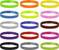 luter 15-color 20x1cm puppy collars: soft adjustable whelping collars for newborn dog kittens; id collars for pets logo