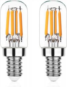 img 4 attached to Pack Of 2 Grensk Dimmable T20 LED Light Bulbs - 40W Equivalent E12 Candelabra Bulbs For Ranges & Fridges, 2200K Warm White With 350 Lumens Output For Wall Sconces