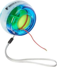 img 1 attached to DINOKA Wrist Trainer LED Wrist Ball Powerball Gyroscopic Ball - Arm Strengthener, Wrist & Forearms Exerciser (Blue NO Counter)