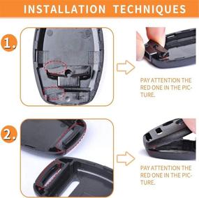 img 2 attached to Henrida Keyless Replacement Crosstour Screwdriver Interior Accessories ... Anti-Theft