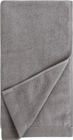 img 3 attached to 4-Piece Everplush Quick-Dry Hand Towel Set - Ash Gray Color