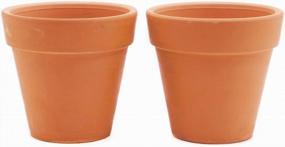 img 2 attached to 3 Inch Terra Cotta Flower Pots With Drainage Holes - Pack Of 10 Small Craft Nursery Succulent Plant Pottery Clay Pots For Water Permeable Cactus Plants