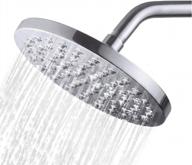 experience luxurious showers with classical round rain shower head - 8-inch rainfall, stainless steel back, and full chrome finish! логотип