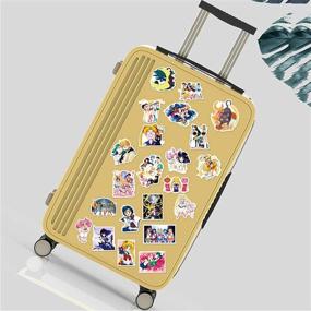 img 1 attached to Premium 100PCS Sailor Moon Stickers: Japanese Cartoon Anime Waterproof Stickers for Water Bottles, Laptop, Phone, Hydro Flask- Travel Vinyl Kids Stickers (100pcs)