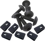 🔩 polaris ranger rzr general body panel: 6-piece set of 7519650 torx screws with flat nuts логотип