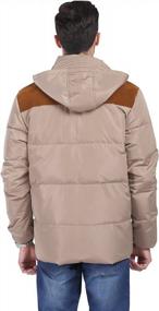 img 1 attached to Fashciaga Men'S Hooded Puffer Jacket - White Duck Down For Stylish Warmth