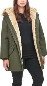 img 4 attached to Levis Womens Lined Hooded Jacket Women's Clothing : Coats, Jackets & Vests