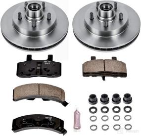 img 1 attached to Power Stop KOE1990 Autospecialty Front Replacement Brake Kit - Top-Quality OE Brake Rotors & Ceramic Brake Pads