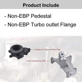 img 1 attached to SPELAB Turbo Upgrade And Rebuild Kit Bundle Compatible With Ford 7.3L Powerstroke 1999.5-2003 EBP Valve Upgrade Turbo Pedestal & Exhaust Housing+GTP38 Turbo Compressor Wheel & Upgraded Rebuild Kit