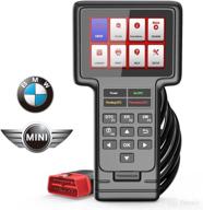 bmw thinkcar diagnostic scanner tool - full system obd2 scanner for bmw and mini, srs airbag sas tps oil reset, auto fault code reader & scan tool for check engine abs transmission, 4 in 1 live data logo