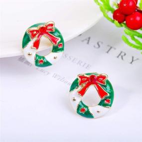 img 2 attached to ROSTIVO Christmas Earring Earrings Jewelry Girls' Jewelry - Earrings