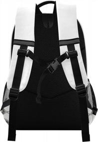 img 3 attached to Gray Rabbit Buttom Lovely Bunny Backpack: Perfect For College & Laptop!