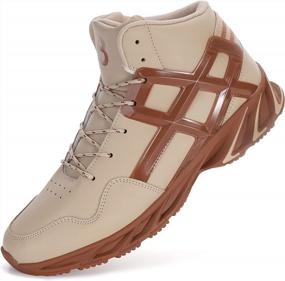 img 4 attached to Joomra Men'S Stylish Sneakers High Top Athletic-Inspired Shoes