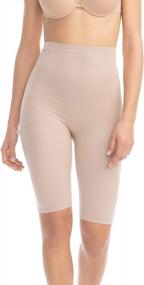 img 4 attached to Say Goodbye To Cellulite With Farmacell 113 High-Waisted Massage Shorts For Women- Made In Italy!
