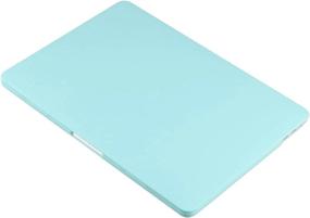 img 1 attached to UESWILL Compatible MacBook Pro 13 Inch Case 2019-2016 - Matte Hard Shell Cover & Microfibre Cleaning Cloth - Turquoise