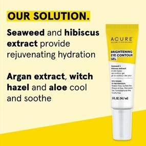 img 2 attached to Get A Brighter, Soothed Look With ACURE Vegan Eye Contour Gel - Packed With Seaweed, Hibiscus Extract & Hydrating Goodness!