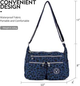 img 2 attached to 👜 Stylish & Versatile Women's Crossbody Waterproof Handbag: Hobo Bags Collection